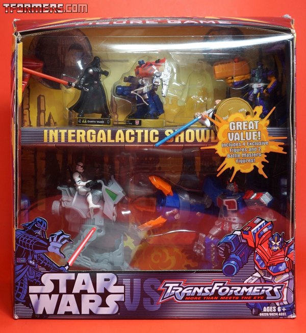 Image Of Darth Vader Vs Optimus Prime Attacktix Stars Wars Vs Transformers  (1 of 7)